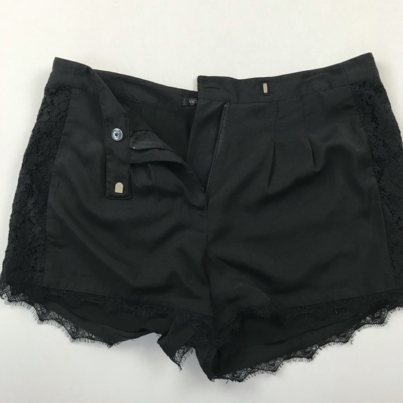 Victoria’s Secret Black Shorts w/Lace Trim - 6 - Picture 9 of 9